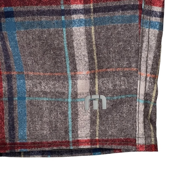 Travis Mathews Shorts Mens 34 x 10.5" Plaid Hybrid Golf Performance Stretch - Picture 6 of 13